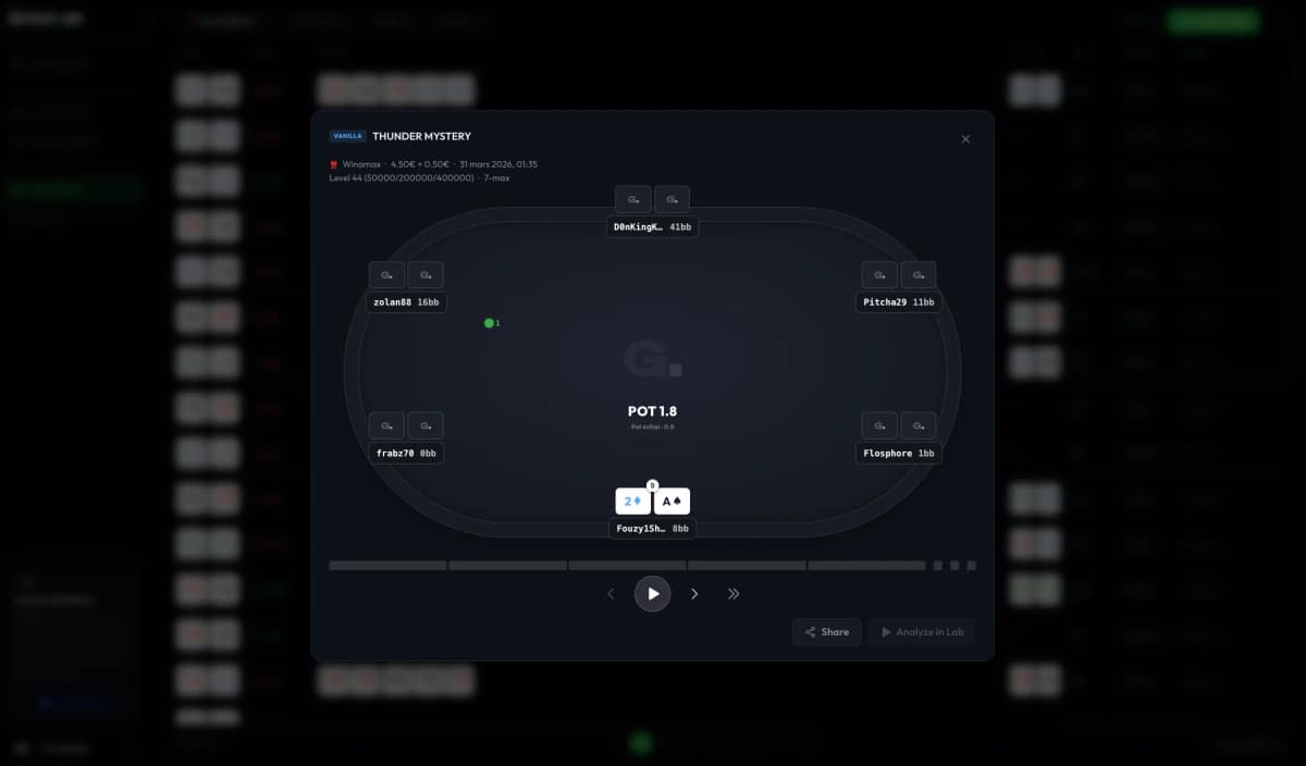 Import and replay your hands