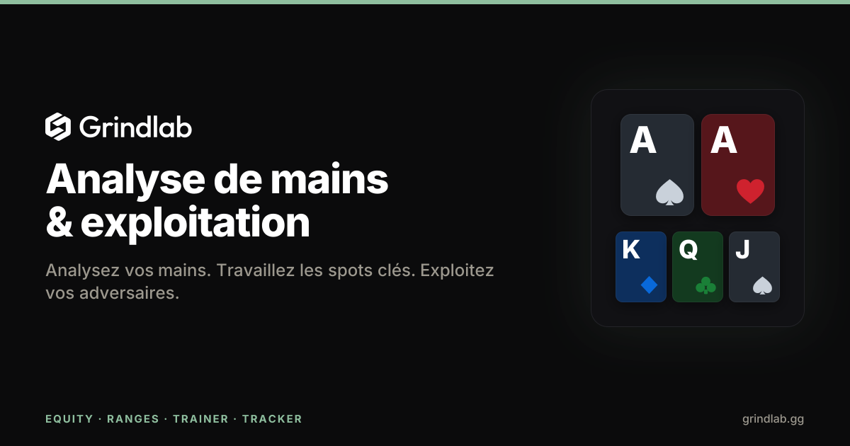 GrindLab | Analyse de mains poker et outil d'exploitation